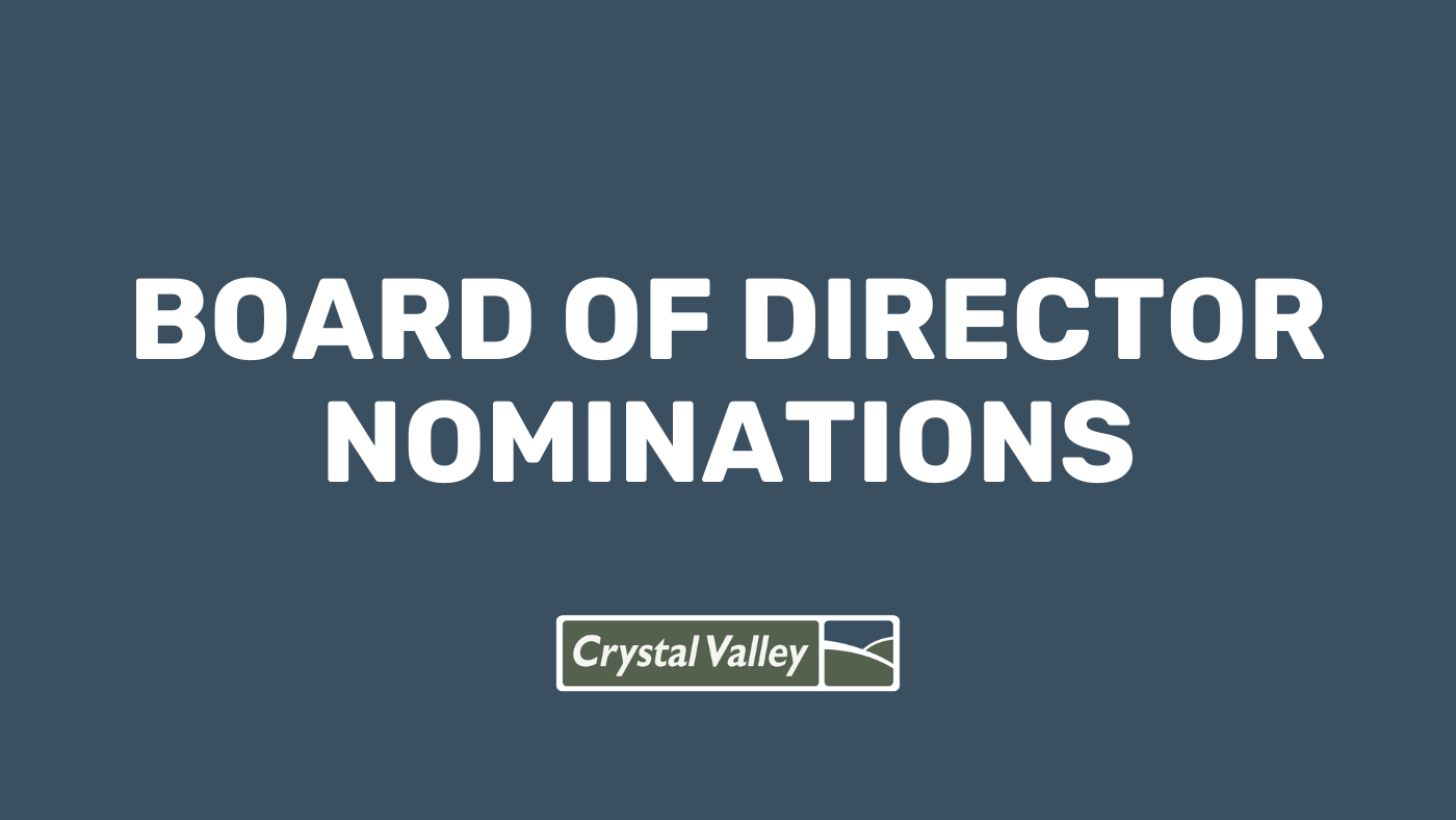Crystal Valley news,Southern Minnesota agricultural news,Cooperative updates MN,Crystal Valley market reports,Ag cooperative news southern Minnesota,Grain marketing news MN,Feed,energy,agronomy updates,Cooperative blog Minnesota,Crystal Valley announcements